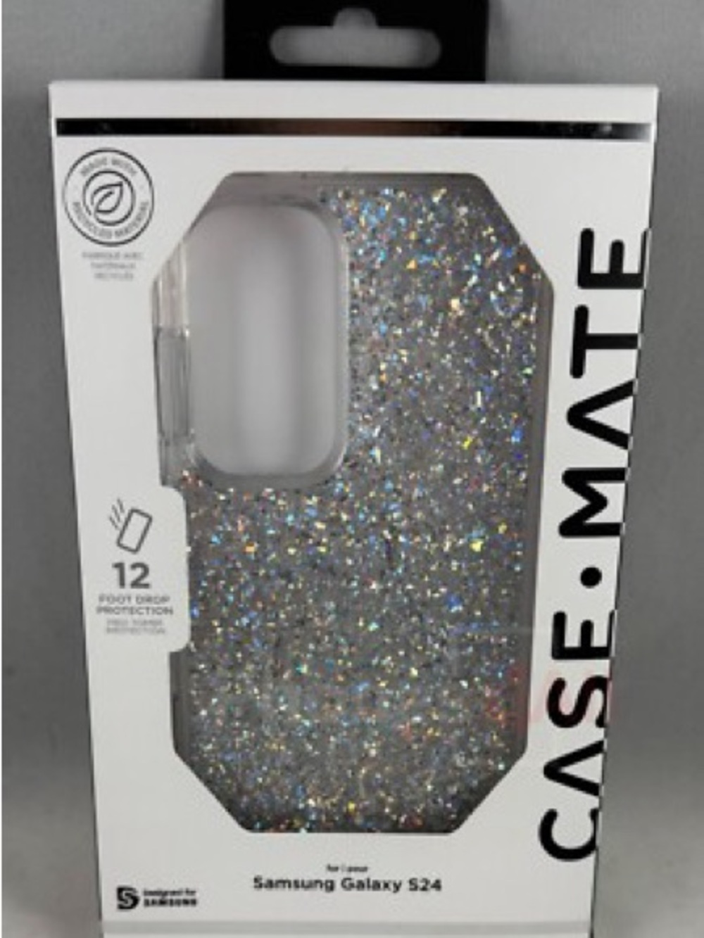 case-mate Silver twinkle Glitter Case for Samsung Galaxy S24